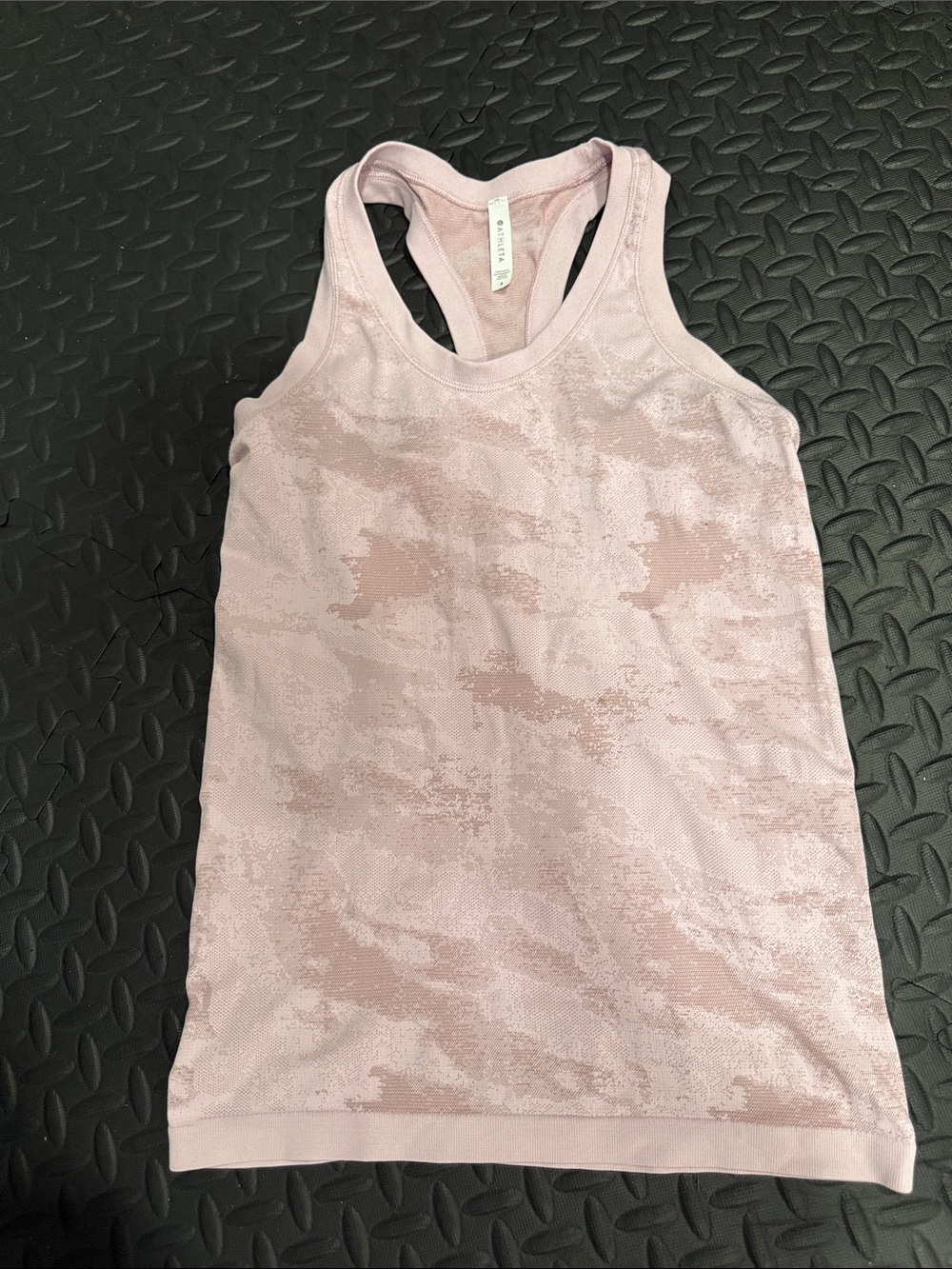 athletica Pink Textured Racerback Tank